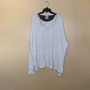 LF Stores Furst of A Kind Destroyed Pullover, XL